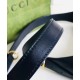 Replicas Gucci Jackie 1961 Bolso de hombro pequeño 636706 Azul oscuro Imitacion Baratos