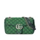 Replicas Bolso de hombro pequeño Gucci GG Marmont multicolor 443497 verde Imitacion Baratos