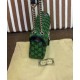 Replicas Bolso de hombro pequeño Gucci GG Marmont multicolor 443497 verde Imitacion Baratos