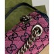 Replicas Bolso de hombro pequeño Gucci GG Marmont multicolor 443497 rosa Imitacion Baratos