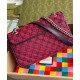 Replicas Bolso de hombro pequeño Gucci GG Marmont 443497 rojo Imitacion Baratos