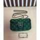 Replicas Gucci GG Marmont Multicolour Super Mini Bag 476433 Verde Imitacion Baratos