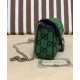 Replicas Gucci GG Marmont Multicolour Super Mini Bag 476433 Verde Imitacion Baratos