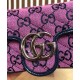 Replicas Gucci GG Marmont Multicolour Super Mini Bag 476433 Rosa Imitacion Baratos