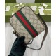 Replicas Bolso de hombro Gucci Ophidia GG 598127 Café oscuro Imitacion Baratos