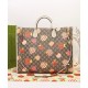 Replicas Gucci Les Pommes Large Tote 659980 Crema Imitacion Baratos