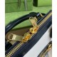 Replicas Gucci Horsebit 1955 Mini bolso con asa superior 640716 Crema Imitacion Baratos