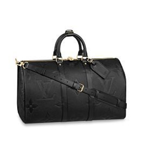 Replicas Louis Vuitton Keepall Bandouliere 45 M45532 Negro Imitacion Baratos