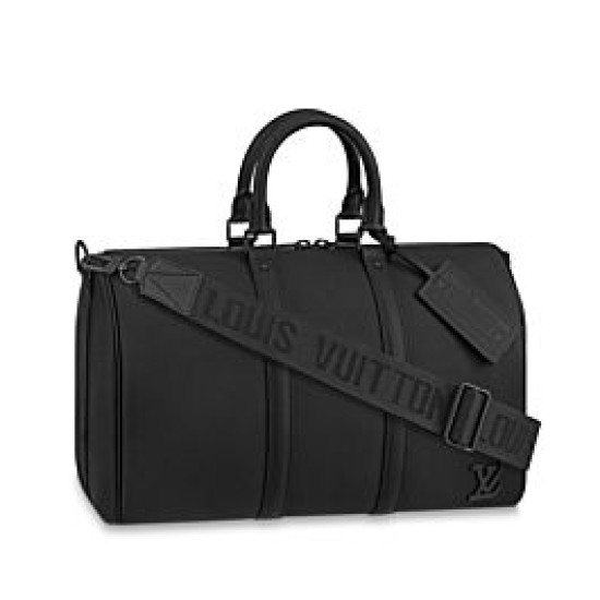 Replicas Louis Vuitton Keepall Bandouliere 40 M57088 Negro Imitacion Baratos