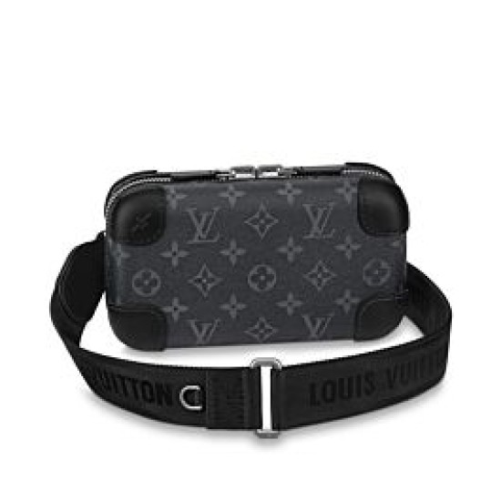 Replicas Louis Vuitton Horizon Clutch M45579 Negro Imitacion Baratos