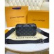 Replicas Louis Vuitton Horizon Clutch M45579 Negro Imitacion Baratos