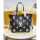 Replicas Louis Vuitton Neverfull MM M45818 Negro Imitacion Baratos