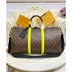 Replicas Louis Vuitton Keepall Bandouliere 50 M45866 Marrón Imitacion Baratos