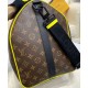 Replicas Louis Vuitton Keepall Bandouliere 50 M45866 Marrón Imitacion Baratos