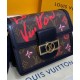 Replicas Louis Vuitton Limited Edition Mini Dauphine M45889 Marrón Imitacion Baratos