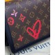 Replicas Louis Vuitton Limited Edition Mini Dauphine M45889 Marrón Imitacion Baratos