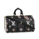 Replicas Louis Vuitton Keepall Bandouliere 45 Bolsa M58656 Negro Imitacion Baratos