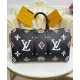 Replicas Louis Vuitton Keepall Bandouliere 45 Bolsa M58656 Negro Imitacion Baratos