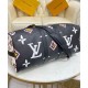 Replicas Louis Vuitton Keepall Bandouliere 45 Bolsa M58656 Negro Imitacion Baratos