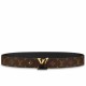 Replicas Louis Vuitton Spray LV 40 mm Cinturón reversible Monogram M0332Q Imitacion Baratos