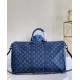 Replicas Louis Vuitton Keepall Bandouliere 50 Monogram Shadow M45731 Imitacion Baratos