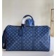 Replicas Louis Vuitton Keepall Bandouliere 50 Monogram Shadow M45731 Imitacion Baratos