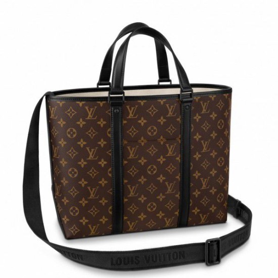 Replicas Louis Vuitton Weekend Tote PM Monogram Macassar M45734 Imitacion Baratos