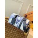 Replicas Louis Vuitton City Keepall Bolsa Monograma Acuarela Azul M45757 Imitacion Baratos