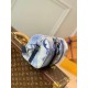 Replicas Louis Vuitton City Keepall Bolsa Monograma Acuarela Azul M45757 Imitacion Baratos