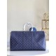 Replicas Louis Vuitton Keepall Bandouliere 55 Monograma azul M45874 Imitacion Baratos