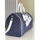 Replicas Louis Vuitton Keepall Bandouliere 55 Monograma azul M45874 Imitacion Baratos