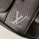 Replicas Bolso Louis Vuitton Christopher XS en cuero negro M58495 Imitacion Baratos