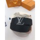 Replicas Louis Vuitton LV Initiales 40MM Reversible Belt Suede M6875P Imitacion Baratos