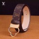 Replicas Louis Vuitton Flower Belt Monogram Canvas M9028U Imitacion Baratos