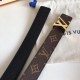 Replicas Louis Vuitton LV Initiales 30MM Cinturón reversible Monogram M9453T Imitacion Baratos