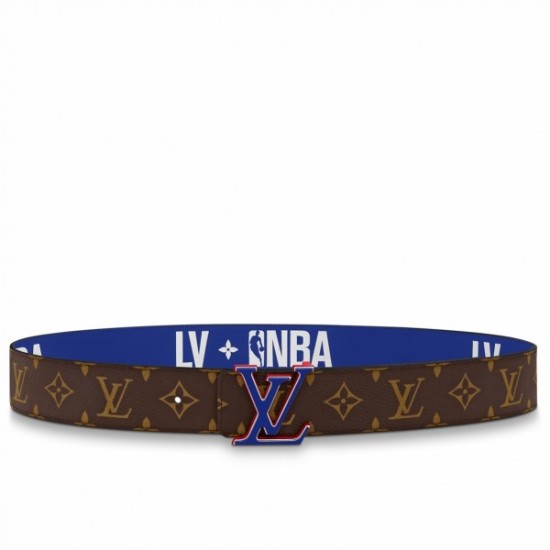 Replicas Louis Vuitton LVxNBA LV Cinturón reversible de 3 pasos 40MM MP278V Imitacion Baratos