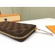 Replicas Cartera Louis Vuitton Clemence Damier Ebene N41626 Imitacion Baratos