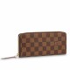 Replicas Cartera Louis Vuitton Clemence Damier Ebene N41626 Imitacion Baratos