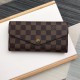 Replicas Cartera Louis Vuitton Sarah Damier Ebene N60114 Imitacion Baratos