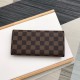 Replicas Cartera Louis Vuitton Emilie Damier Ebene N60214 Imitacion Baratos