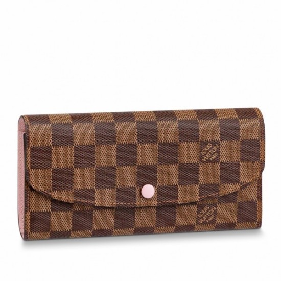 Replicas Cartera Louis Vuitton Emilie Damier Ebene N60214 Imitacion Baratos