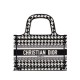 Replicas Christian Dior Mini Dior Book Tote Negro Baratos España