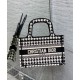 Replicas Christian Dior Mini Dior Book Tote Negro Baratos España