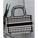 Replicas Christian Dior Mini Dior Book Tote Negro Baratos España