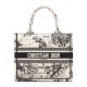 Replicas Christian Dior Bolso pequeño Dior Book Tote Crema Baratos España