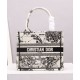 Replicas Christian Dior Bolso pequeño Dior Book Tote Crema Baratos España