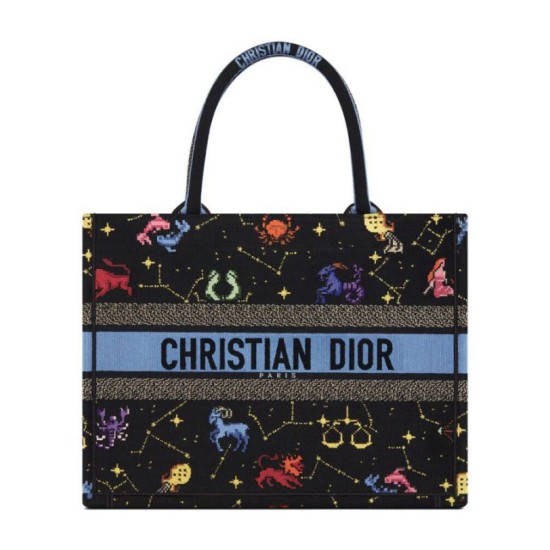 Replicas Christian Dior Bolso tote Dior mediano negro Baratos España