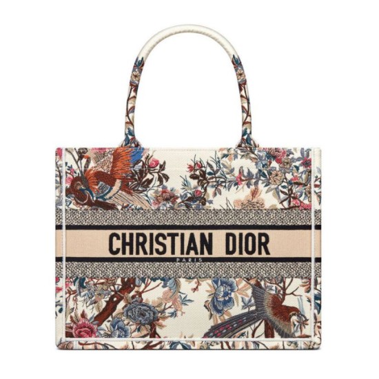 Replicas Christian Dior Bolso Dior Book Tote Mediano Crema Baratos España