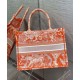 Replicas Christian Dior Dior Book Tote Mediano Naranja Baratos España