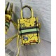 Replicas Christian Dior Mini Dior Book Tote Bolso para teléfono amarillo Baratos España